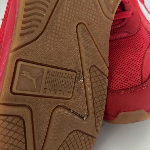 COPY - Puma Red Solid Man's Athletic Running Shoes EUC - Picture 4 of 5